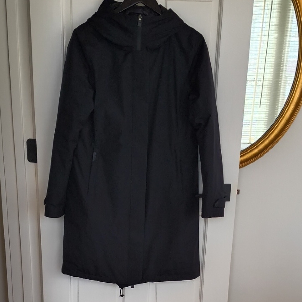Herno Laminar Black Down Gore-tex Jacket, Women's Size 46 / US 10